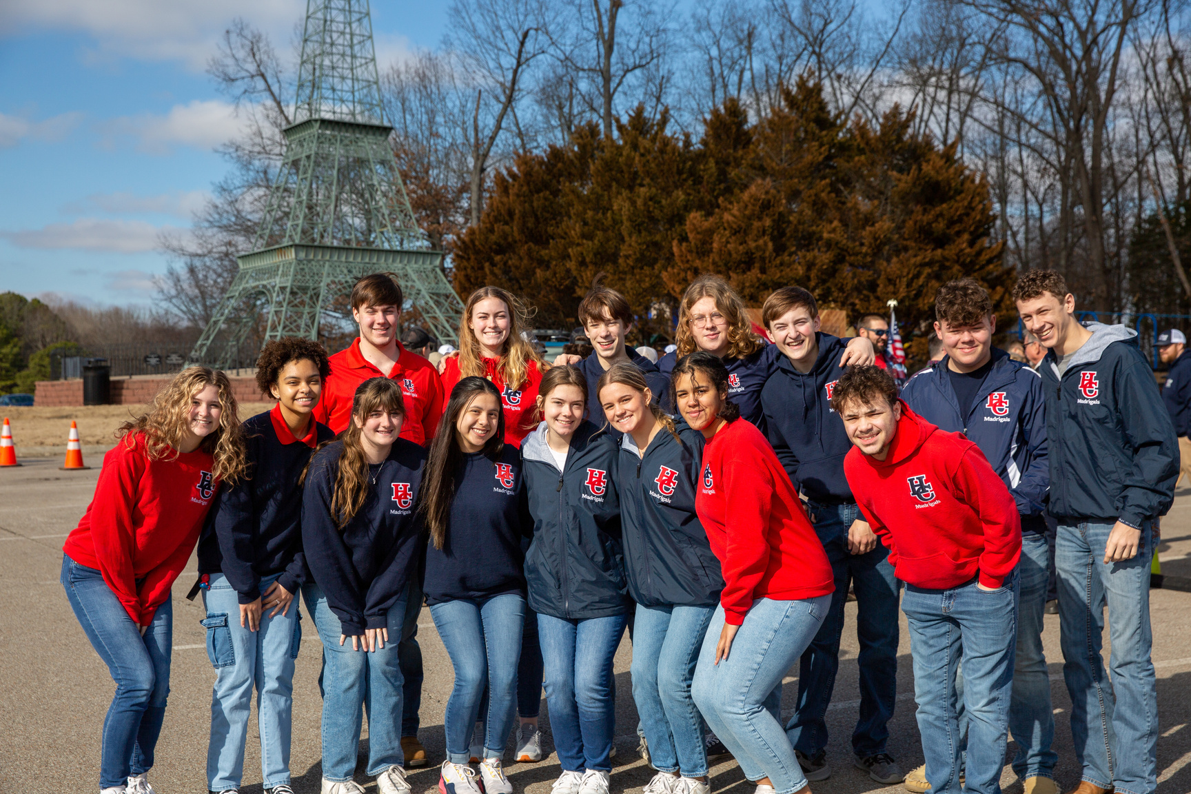 Students at the First Charge Event in Paris, TN