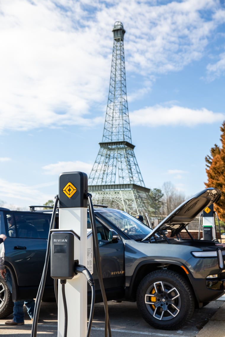 Rivian Waypoints chargers in Paris, TN